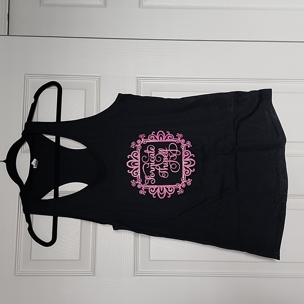Funny racer back tank top